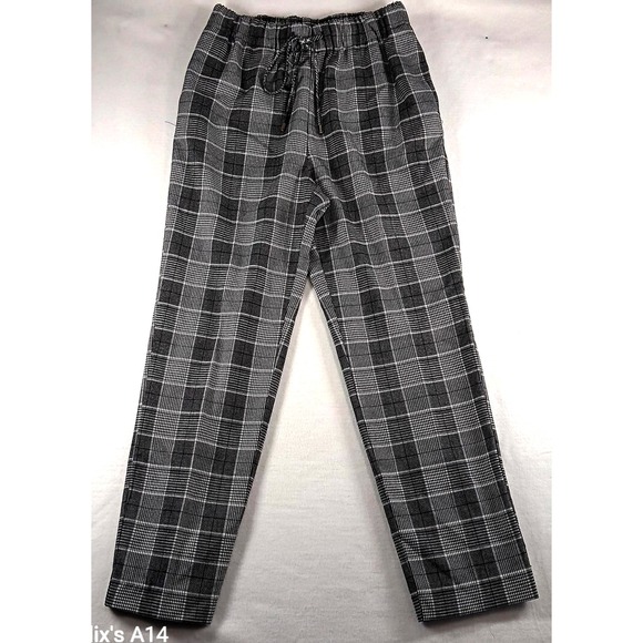 Nine West Womens Dress Pants Business Casual Plaid Elastic Waist Houndstoot XS - Picture 2 of 9